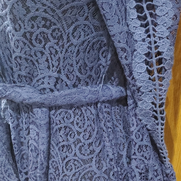 Free People Midnight Blue Lace Dress - Picture 4 of 12